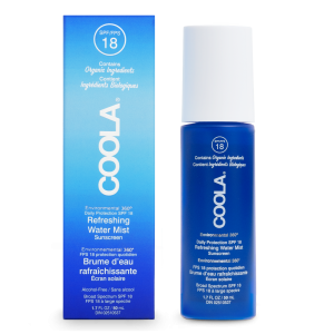 Brume d'eau rafraîchissante à spectre complet 360° - SPF 18